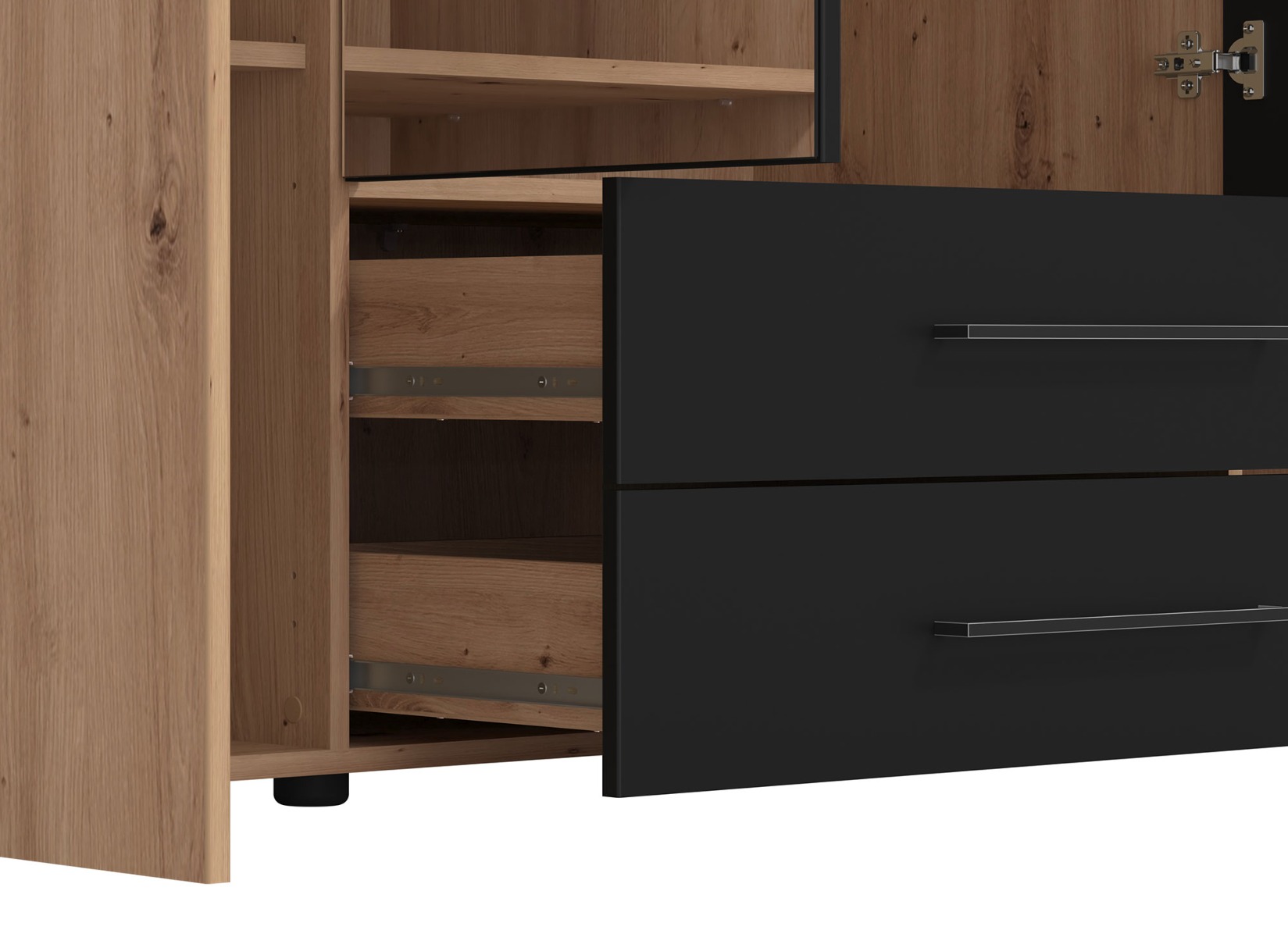 nuovo Offerte Black friday, Armadio 4 ante di design con specchi