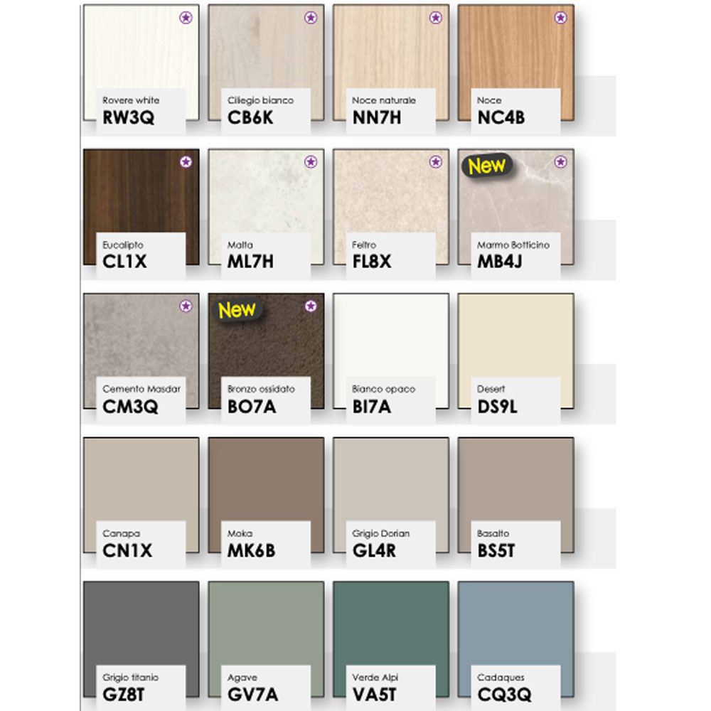 Letto castello Giallo zafferano, Desert e Bianco opaco