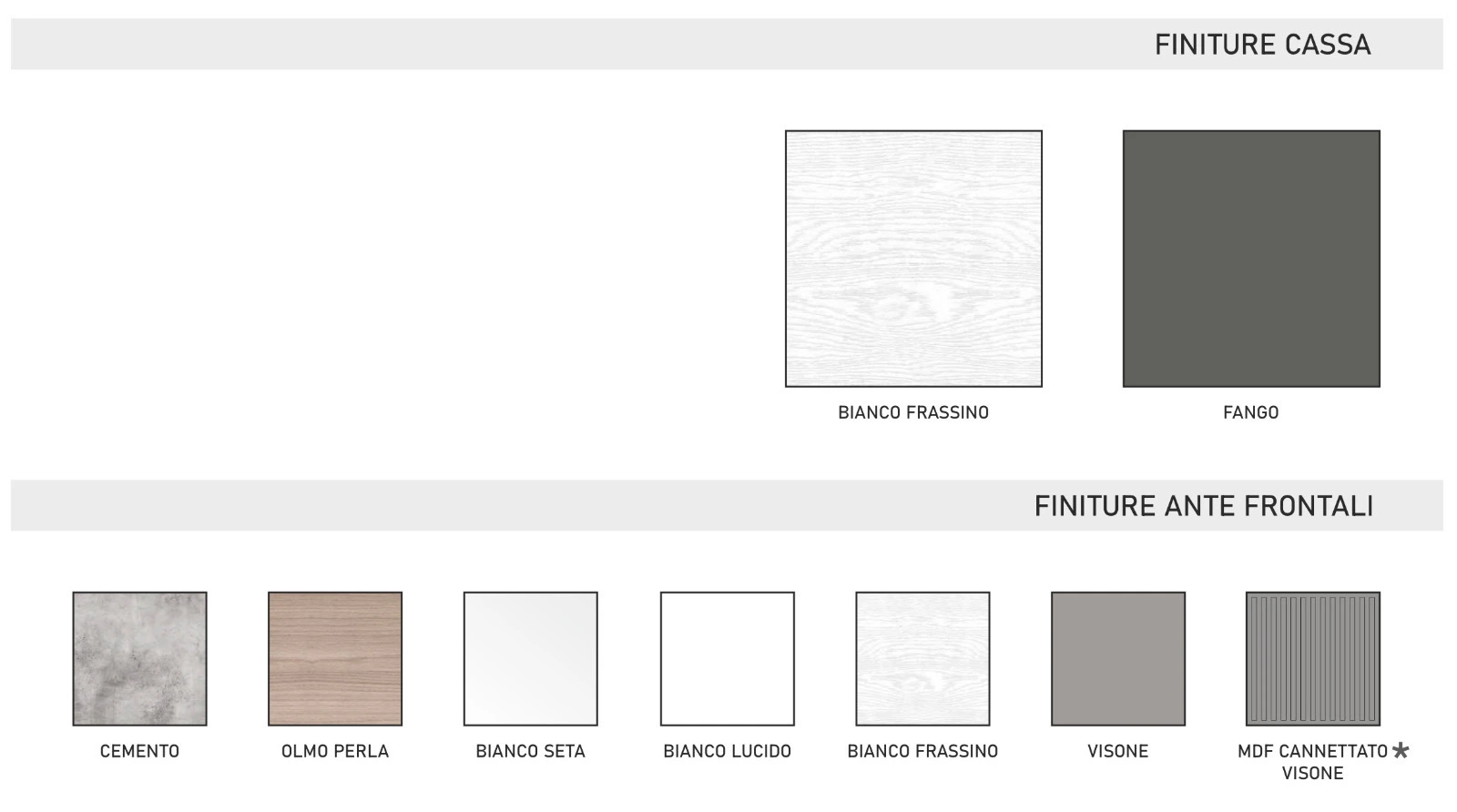 Porta tv Bianco Frassino e Visone costituito da due ante e un cassetto Zenzero Shop