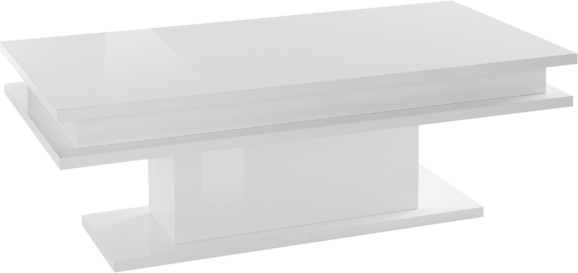 Tavolino da caffè di design finitura Bianco lucido