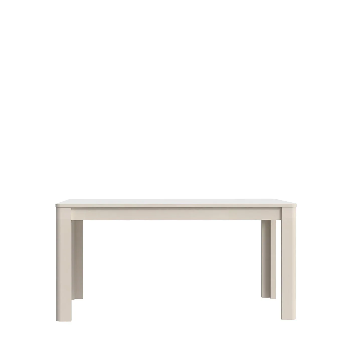 Tavolo da soggiorno, finitura Sabbia, L.160 H.73 P.91