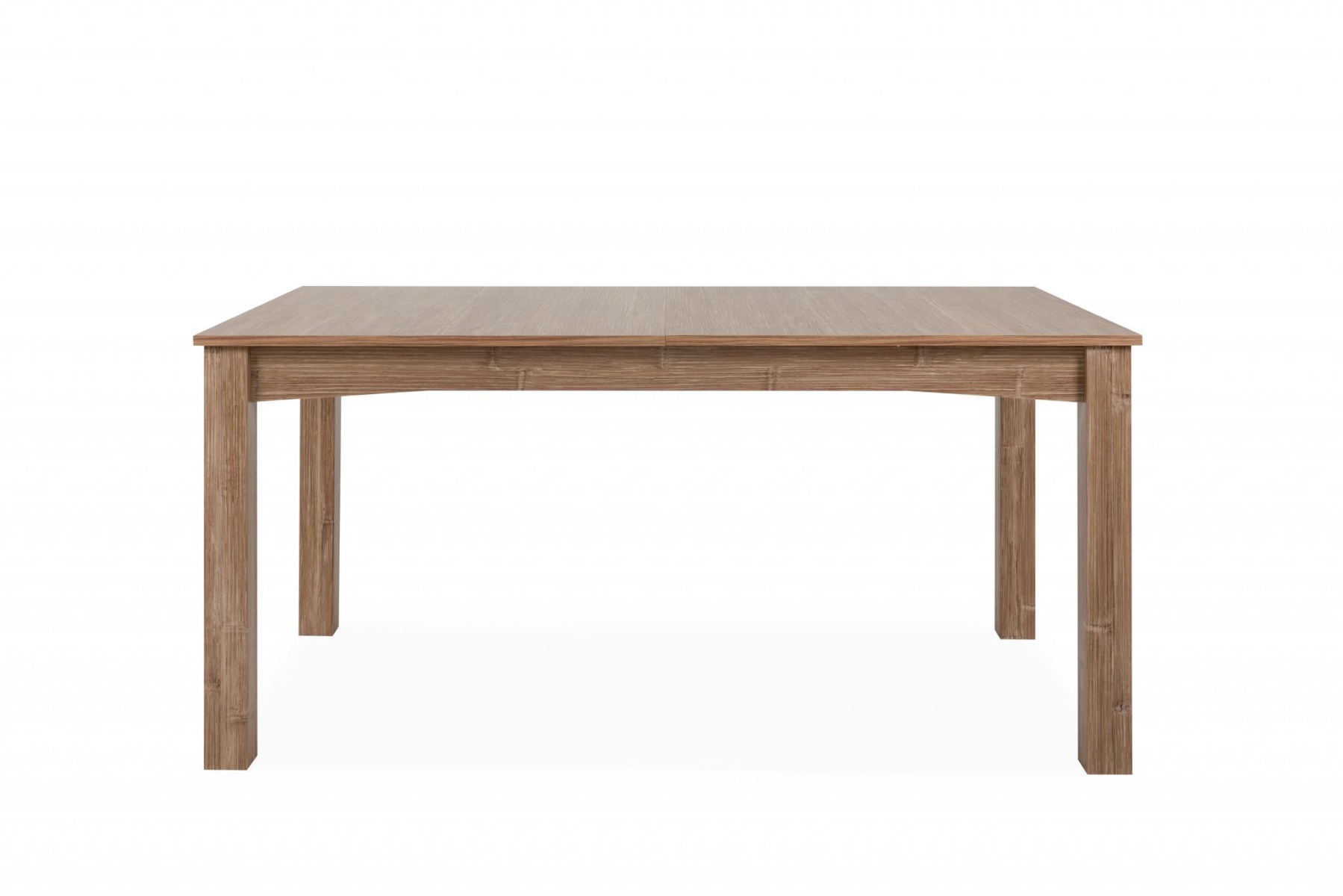 Tavolo contemporaneo allungabile L.160 finitura Bamboo