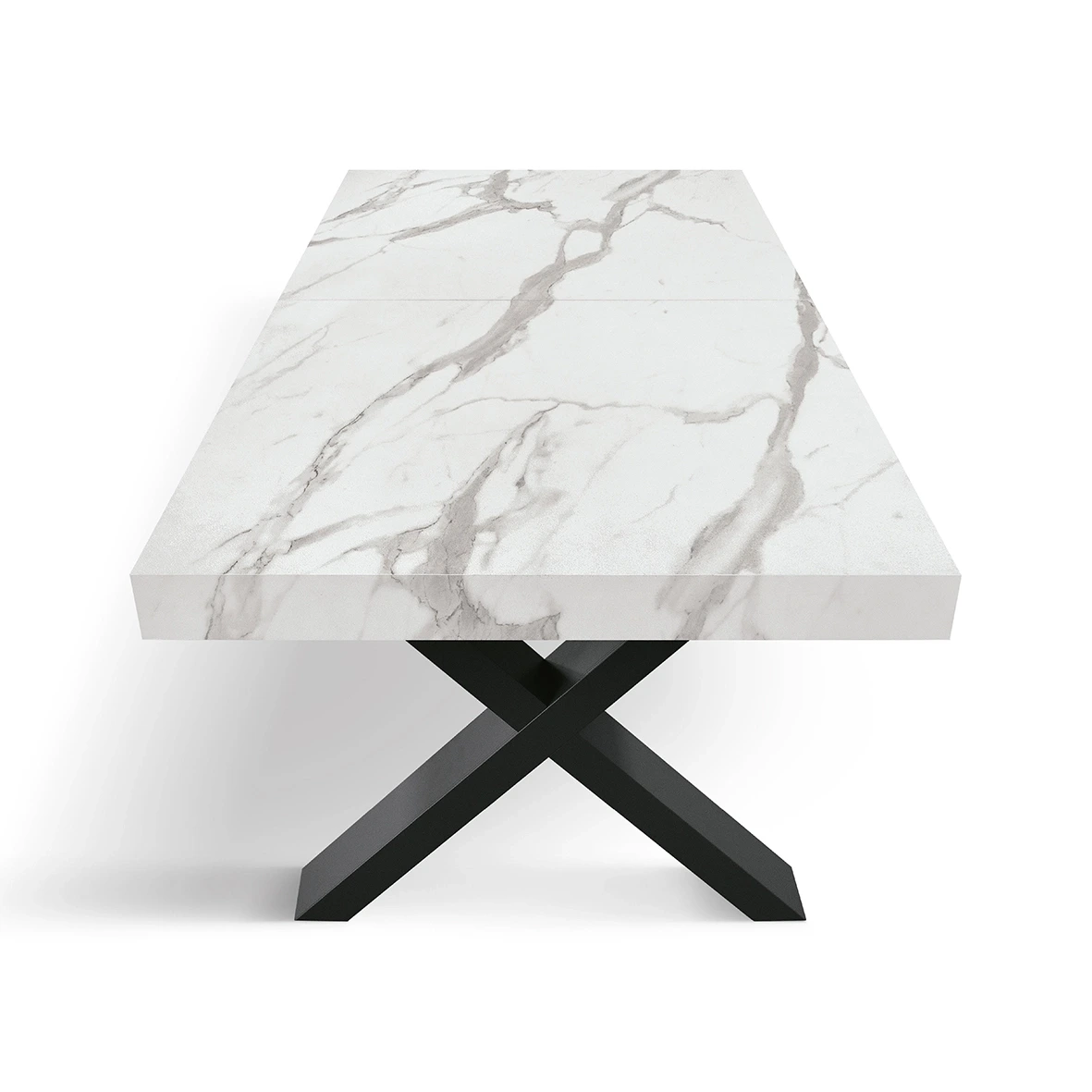 Tavolo con 2 allunghe da 40 cm