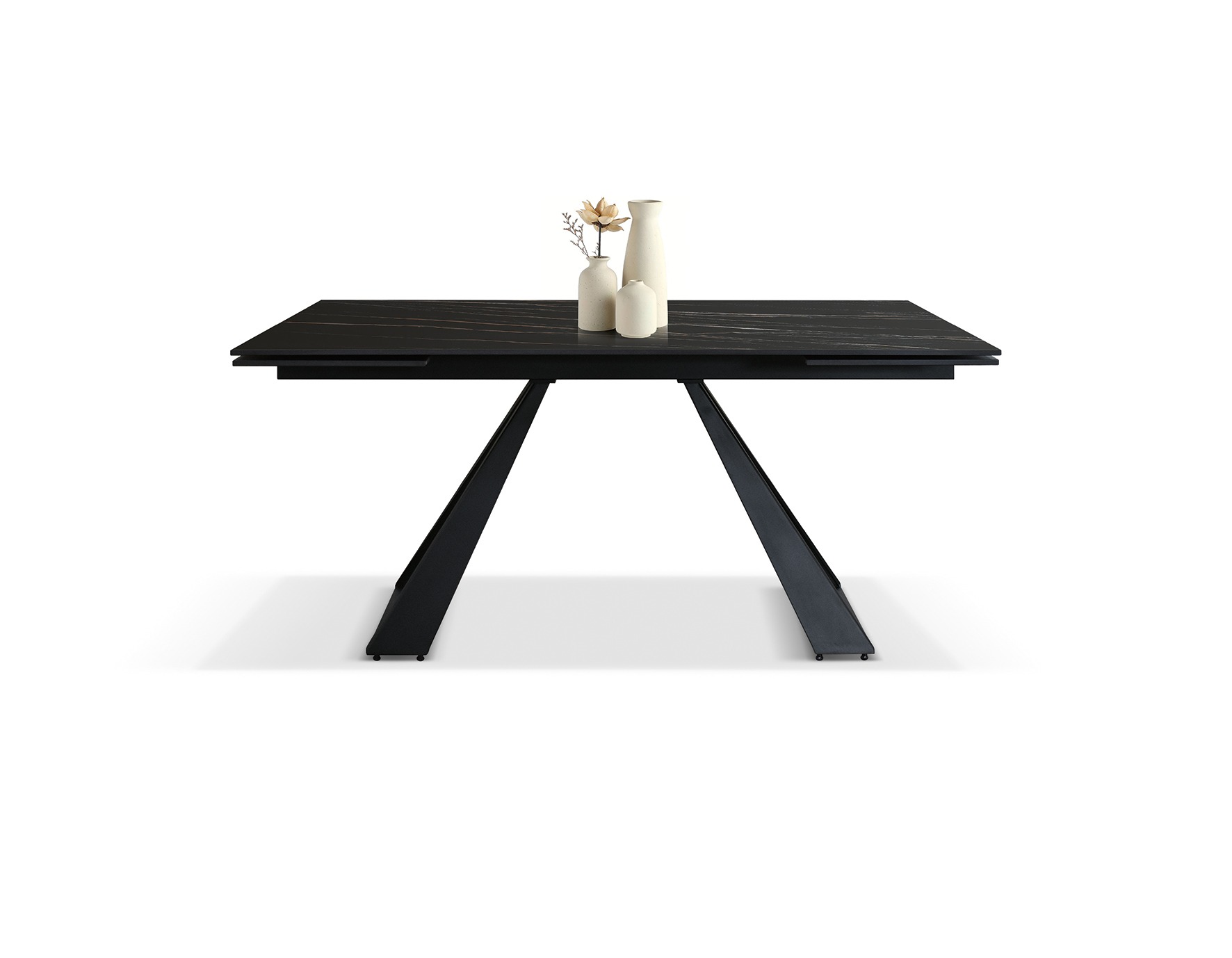 tavolo in ceramica nera