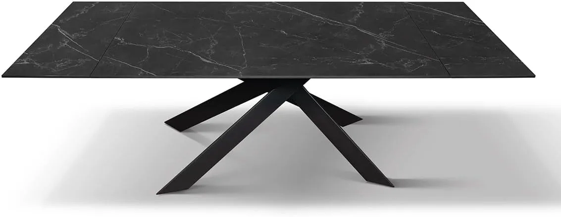 Tavolo con 2 allunghe da 40 cm