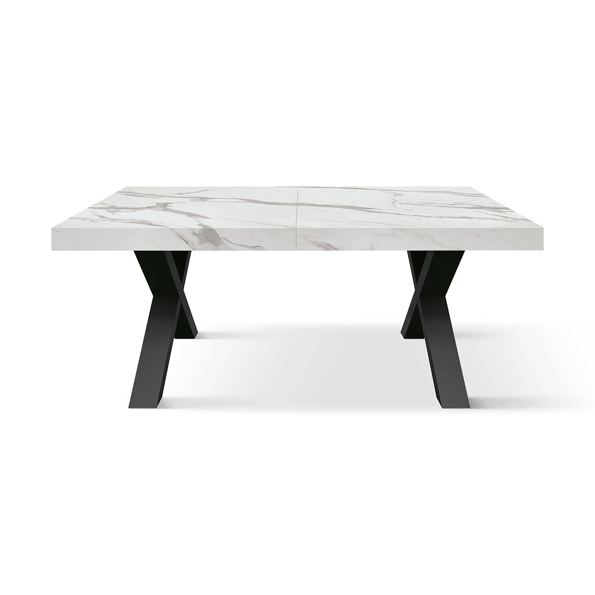 Tavolo con 2 allunghe da 40 cm