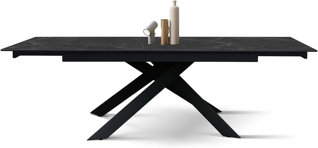 Tavolo con 2 allunghe da 40 cm