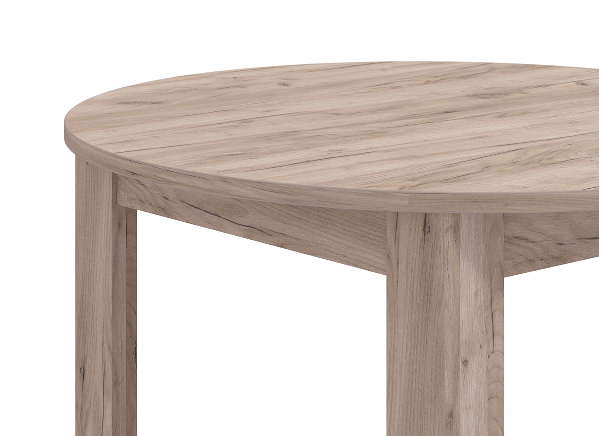 tavolo rotondo rovere chiaro