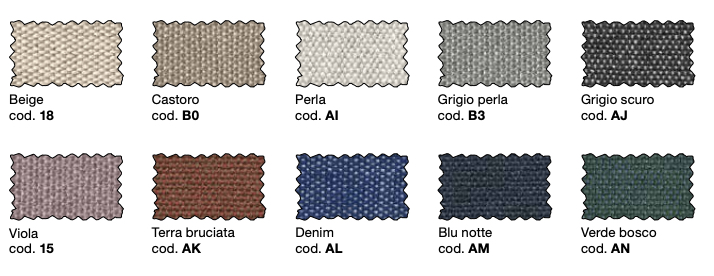 Camera ponte con letto imbottito, finitura Argilla, Bronzo e Grigio cenere