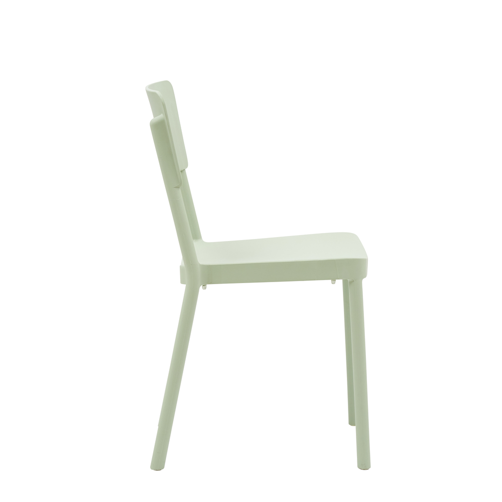 Offerta Sedia moderna di design, finitura Verde salvia