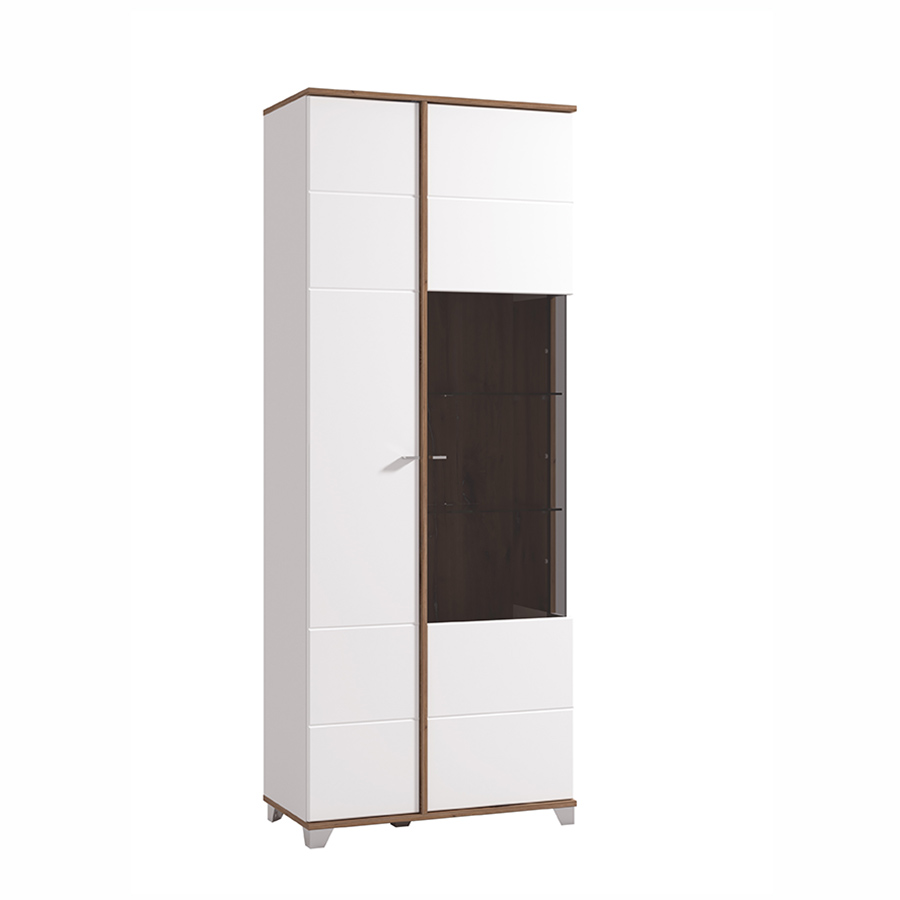 mobile vetrina bianco, versione alta
