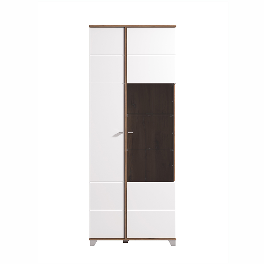 mobile vetrina bianco, versione alta
