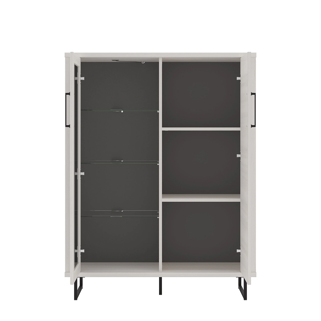 vetrina bassa industry bianca