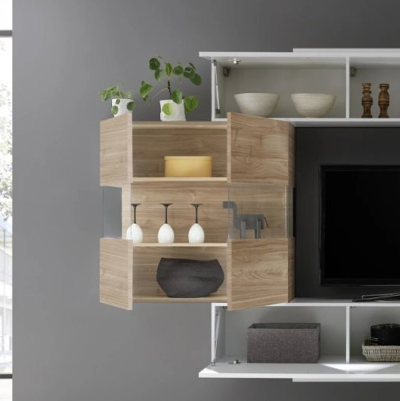 vetrina bianca 2 ante