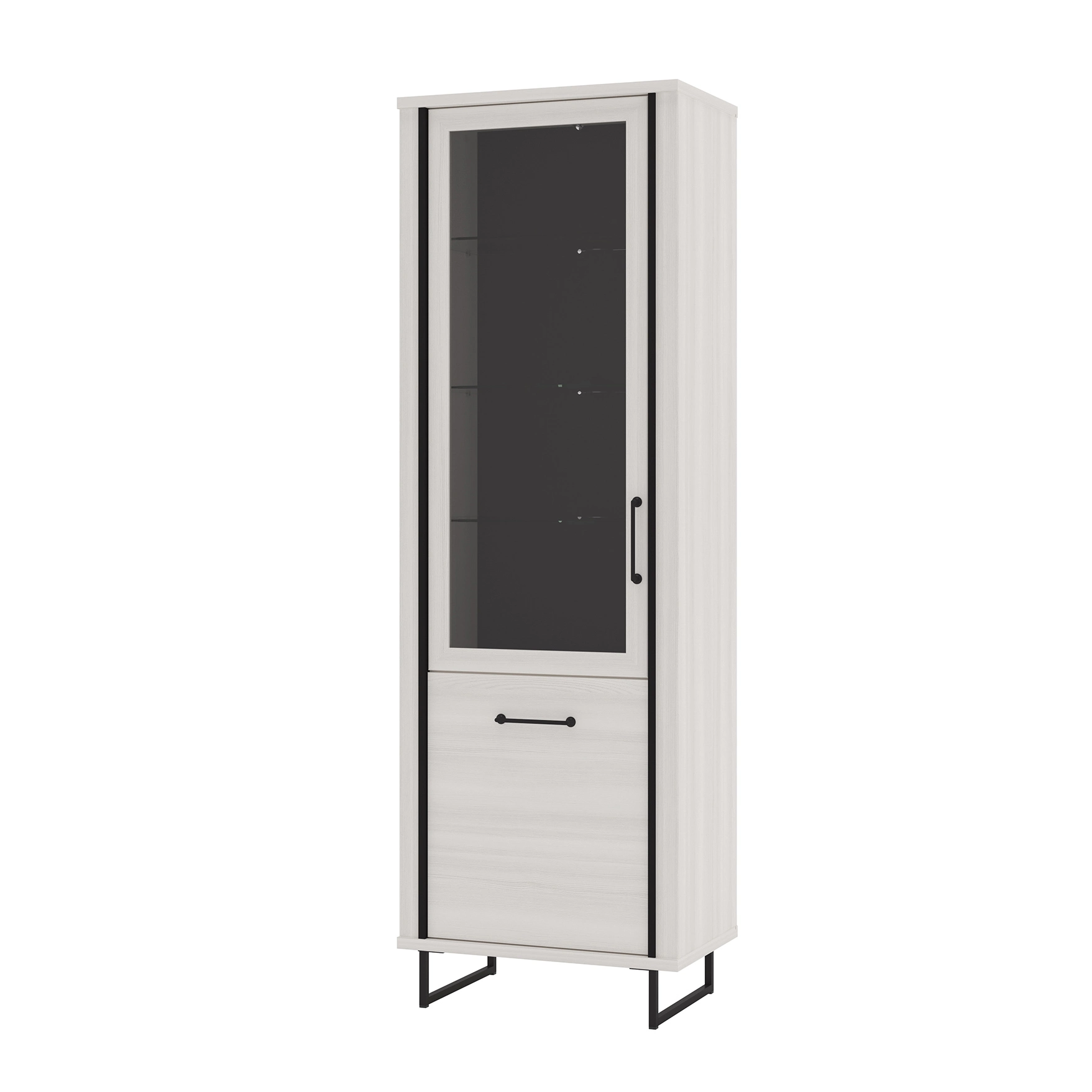 vetrina stile industry bianca