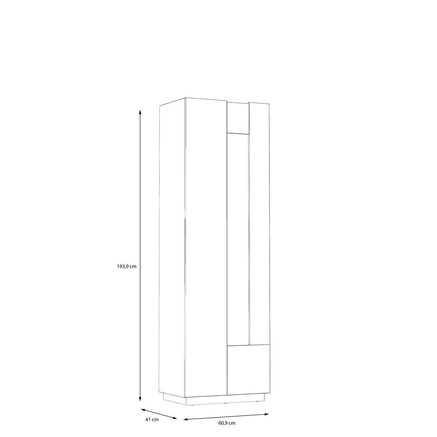 Vetrina di design in promozione