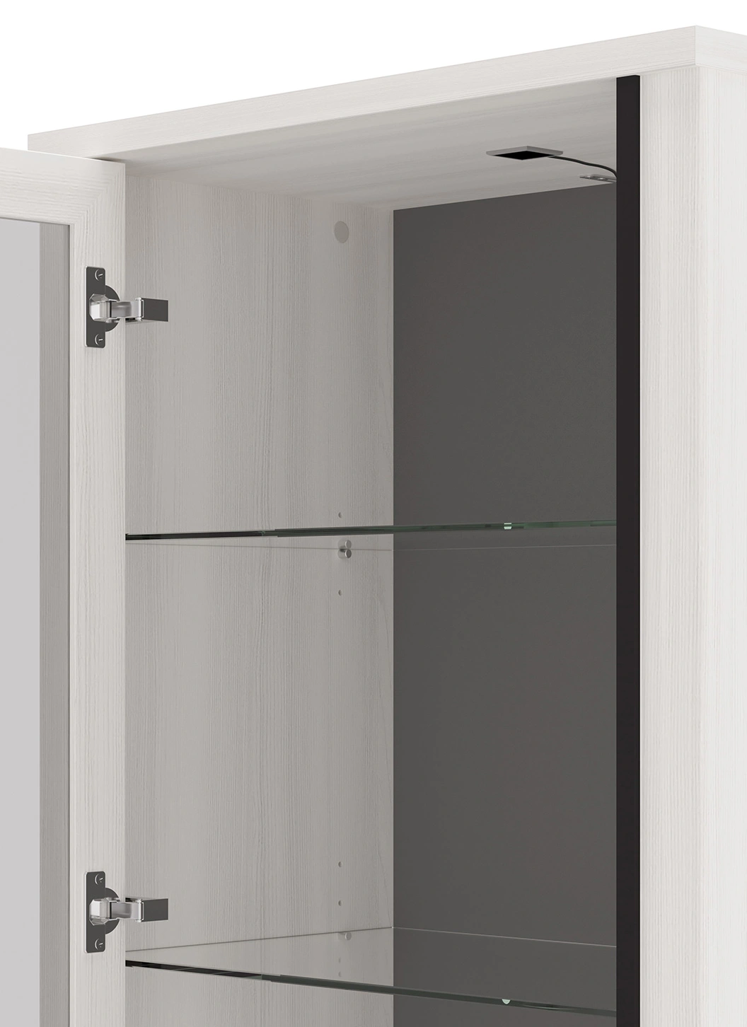 vetrina stile industry bianca