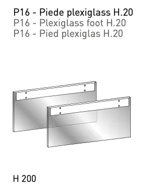 vetrina con ante fumè