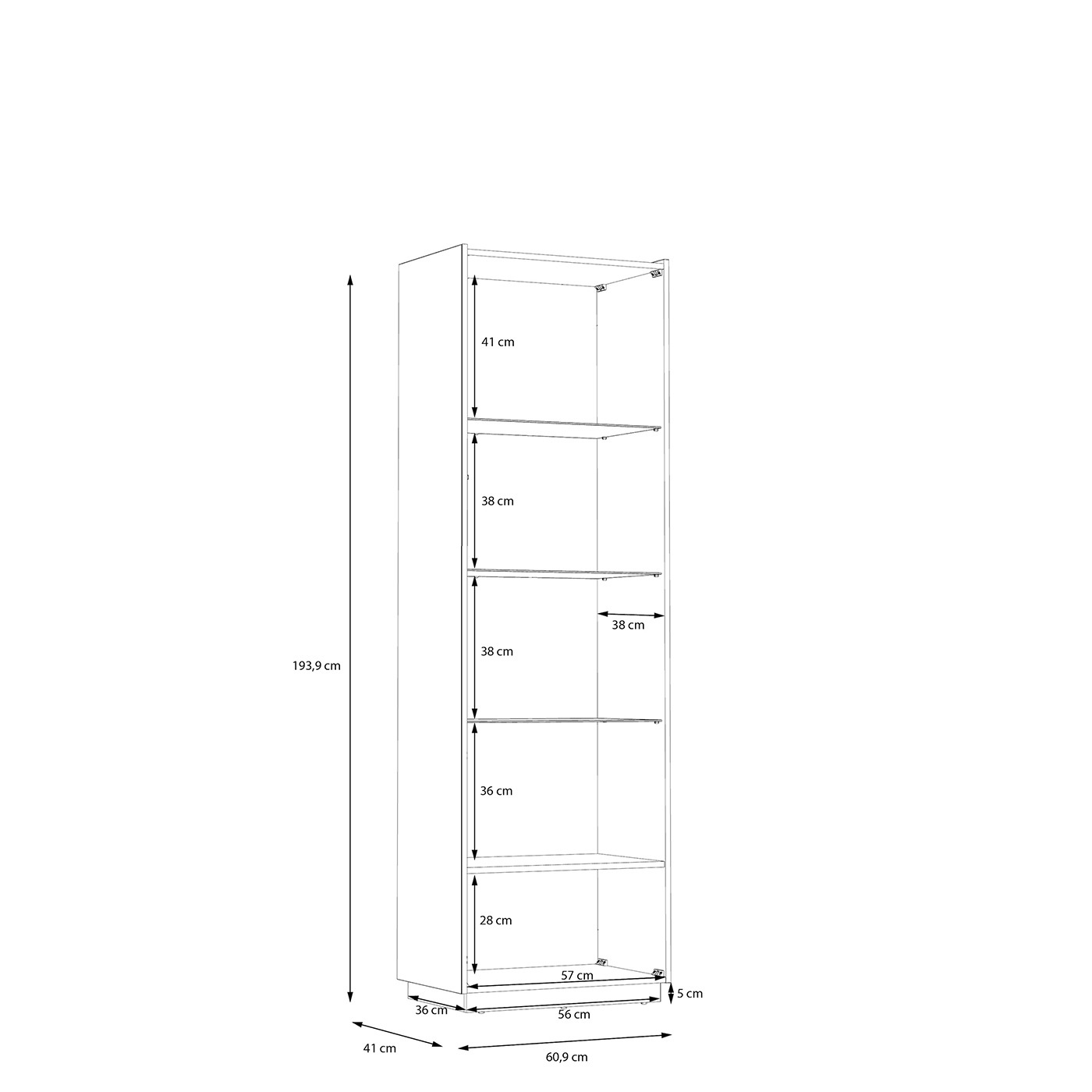 Vetrina di design in promozione