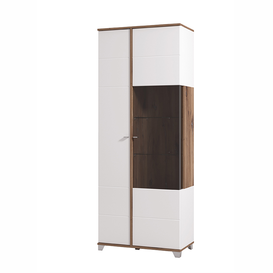 mobile vetrina bianco, versione alta
