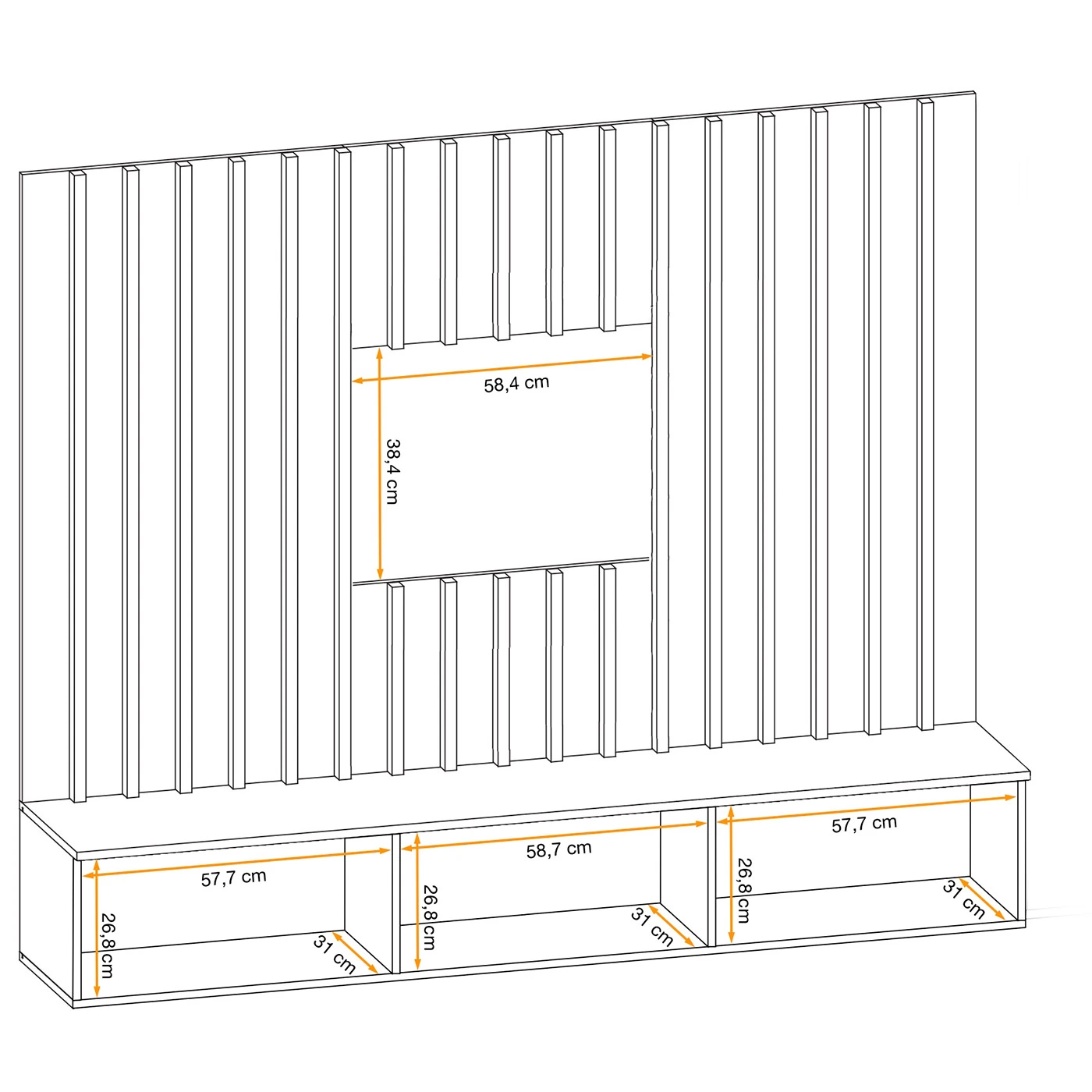 parete attrezzata in offerta