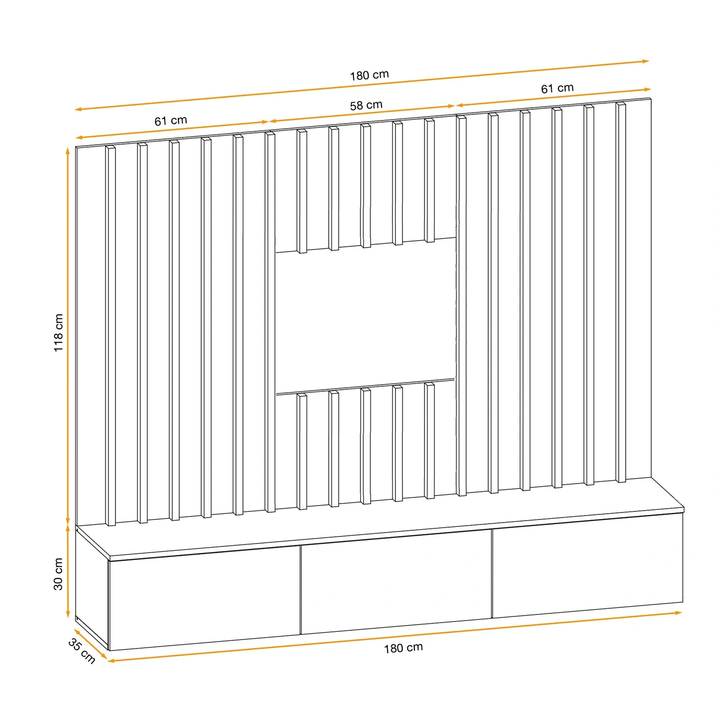 parete attrezzata in offerta