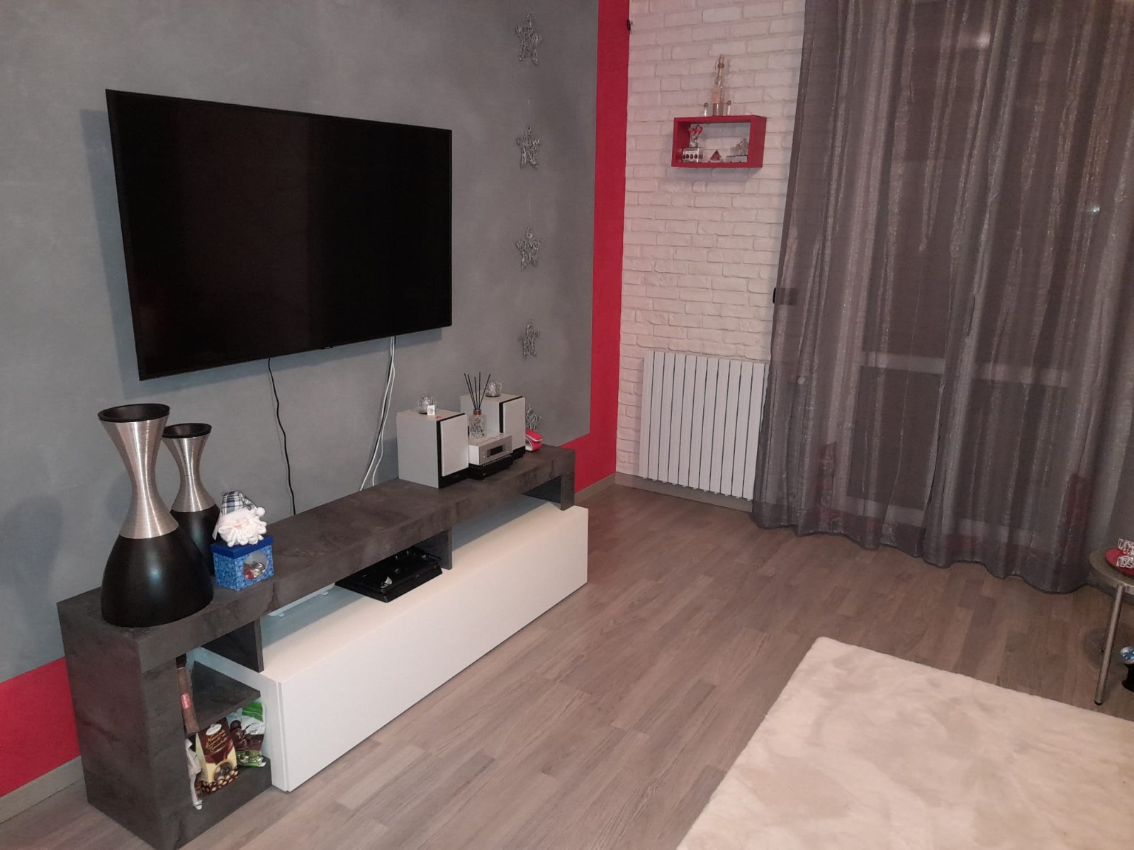 Mobile tv ossido e Bianco, design moderno