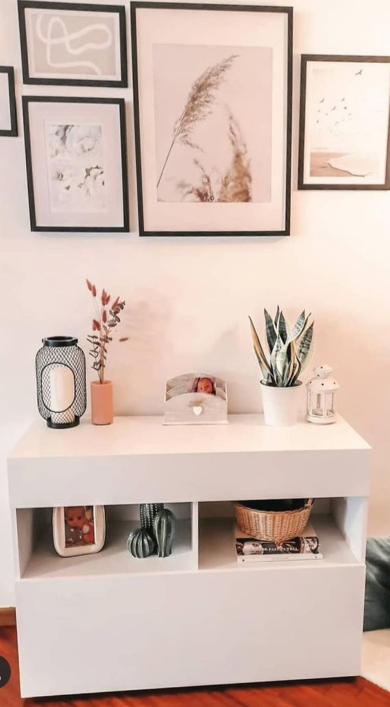 Madia economica, 1 anta ribalta 1 cassetto, finitura Bianco laccato lucido