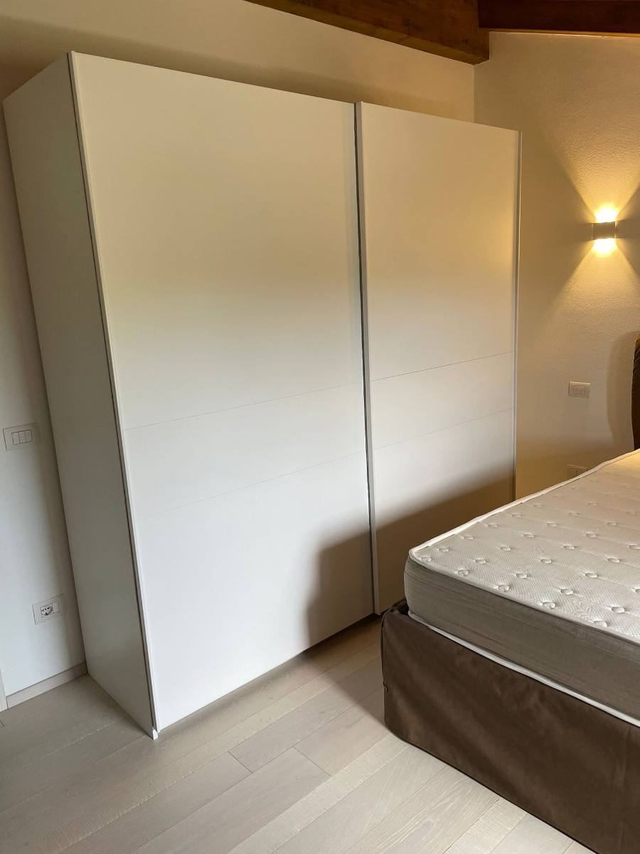 Armadio bianco opaco scontato, made in Italy