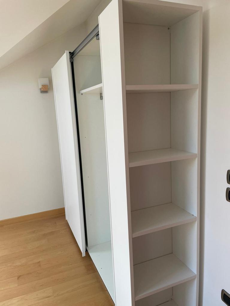 Offerta armadio Vertigo 2 ante scorrevoli bianco opaco