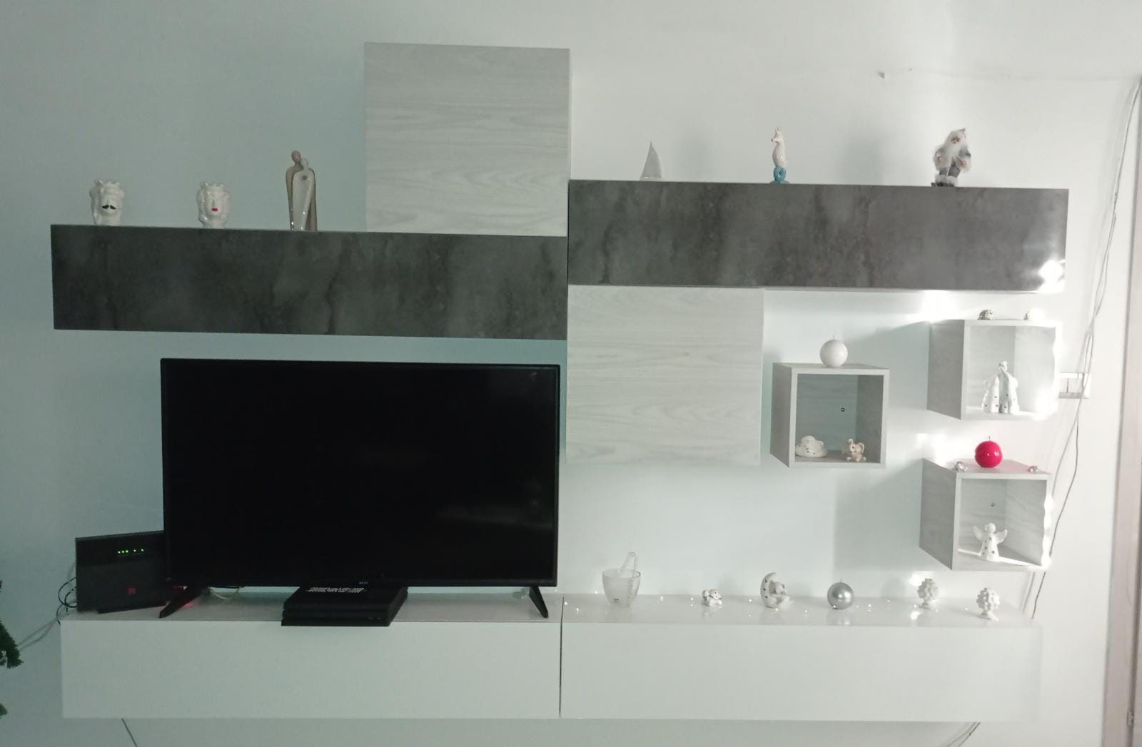 Convenienti Pareti attrezzate economiche, Soggiorno Zenzero, parete attrezzata con basi tv