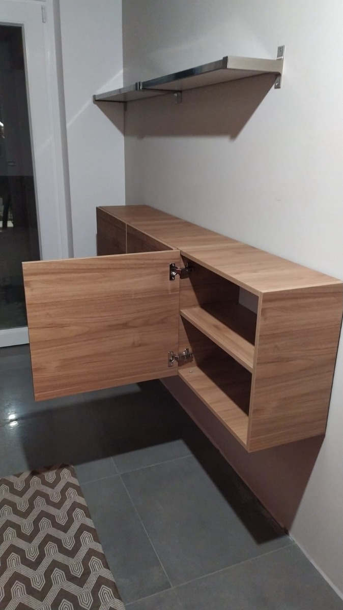 3 Cubi moderni e di design, Noce Stelvio, 100% Made in Italy