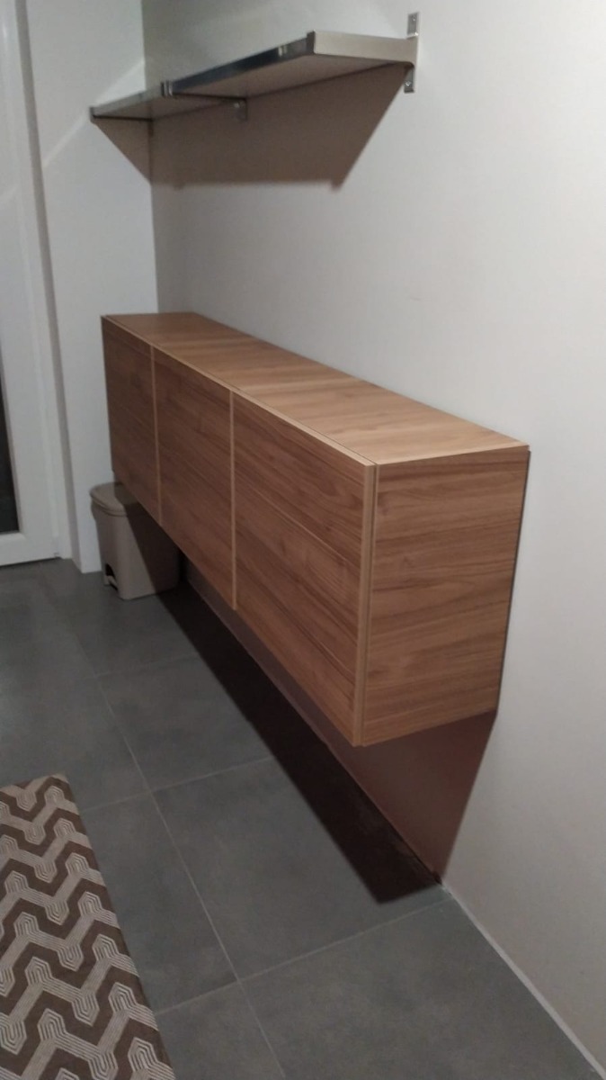 3 Cubi moderni e di design, Noce Stelvio, 100% Made in Italy