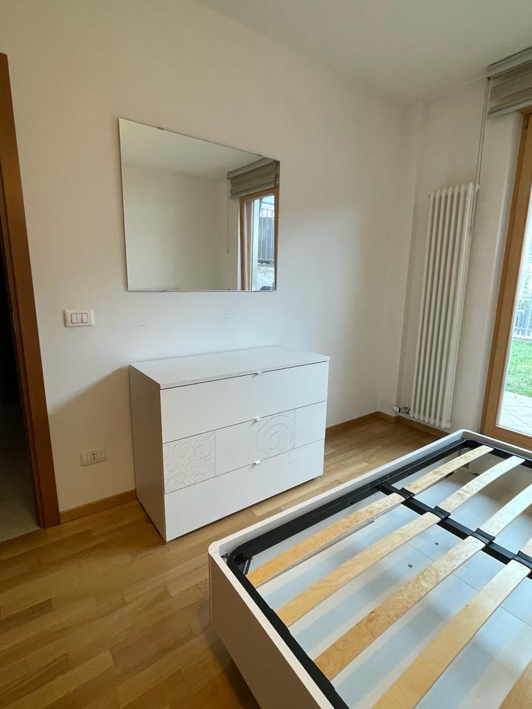 Moderna Camera da letto Bianco opaco Serigrafato, Made in Italy