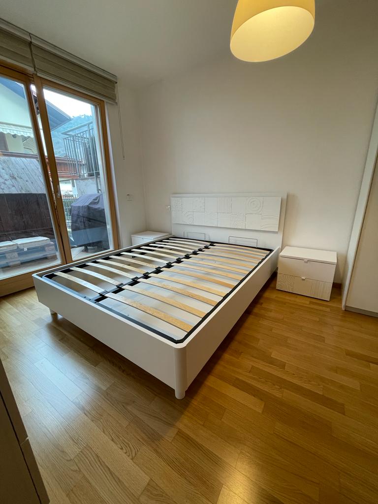 Moderna Camera da letto Bianco opaco Serigrafato, Made in Italy