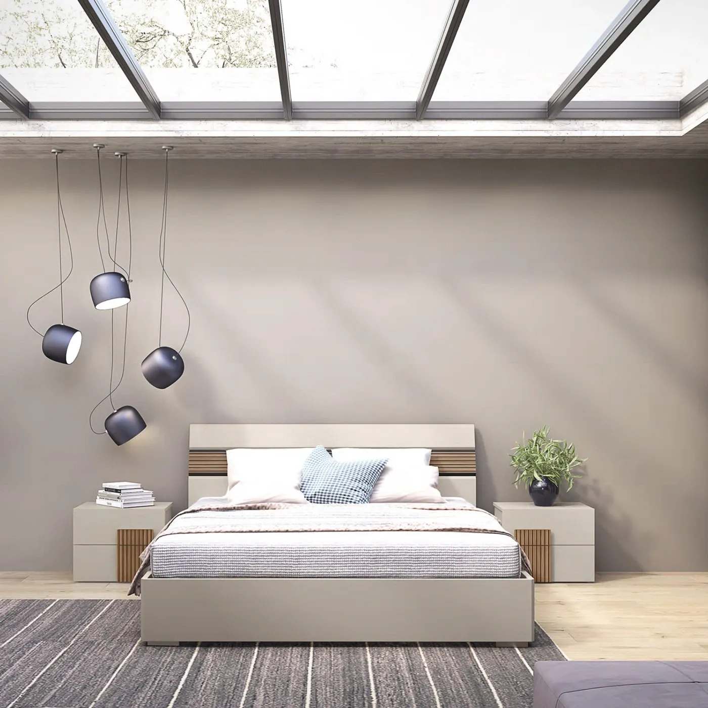 letto contenitore cannettato