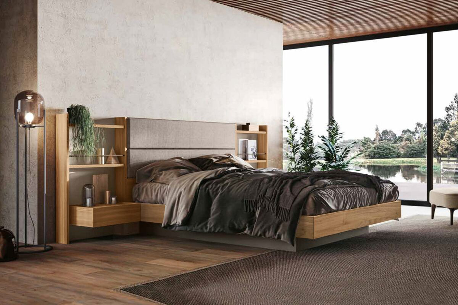 letto contenitore sospeso
