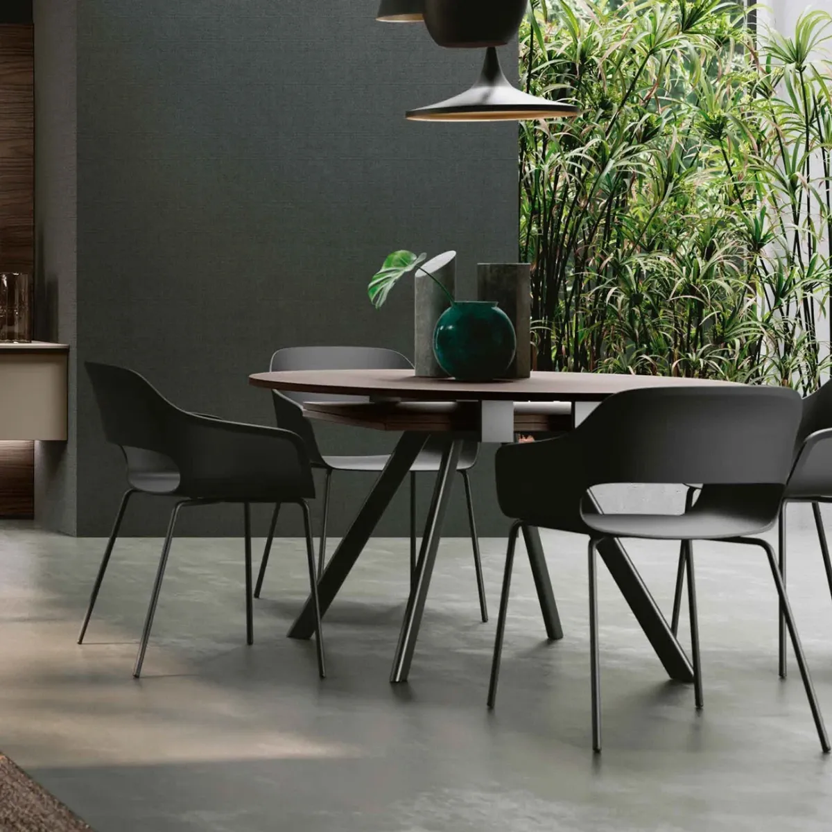 tavolo rotondo allungabile